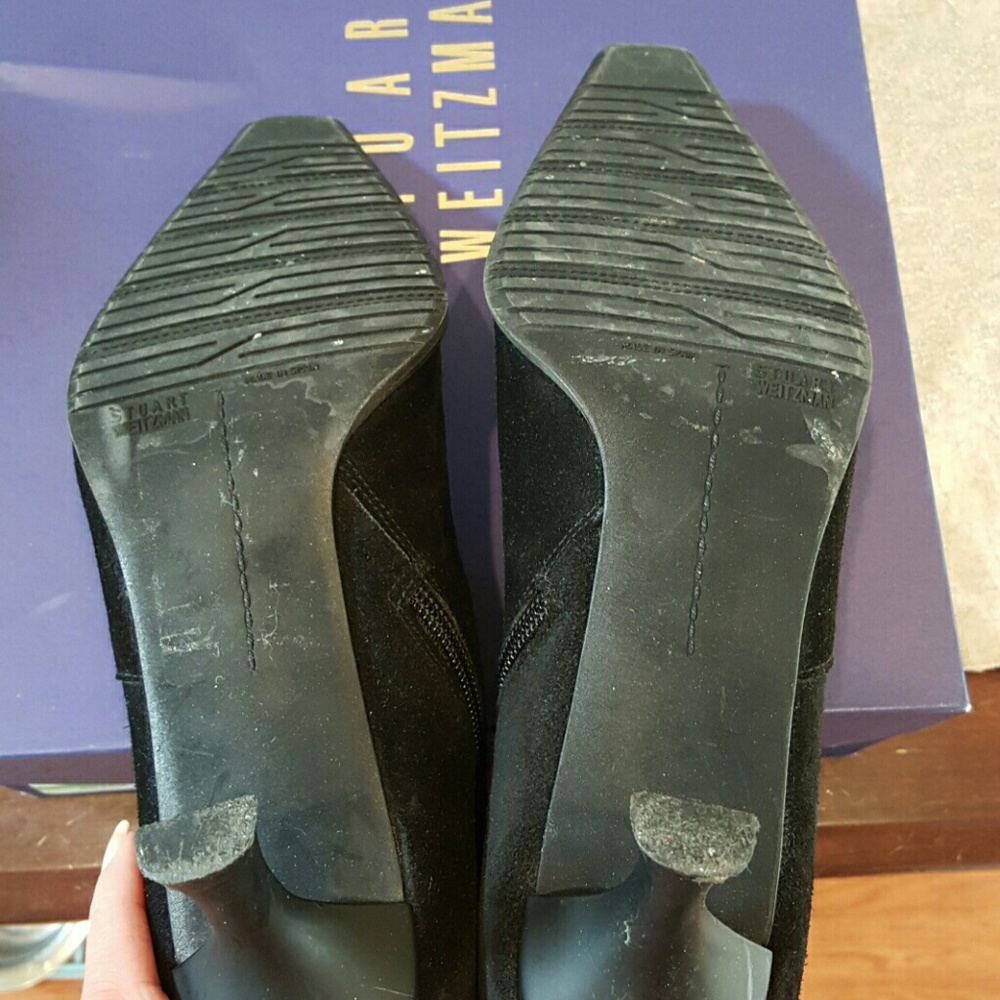 Stuart Weitzman Weatherproof, Suede, Shearling & … - image 4